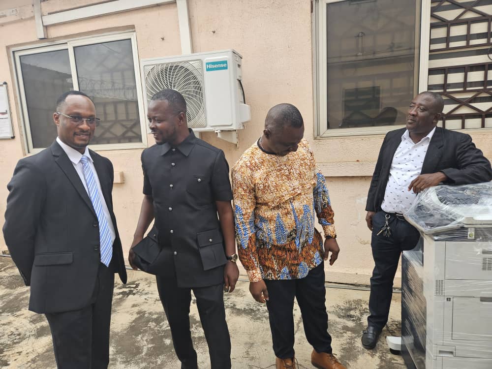 David Tamakloe Donates Printer to PRINPAG Secretariat