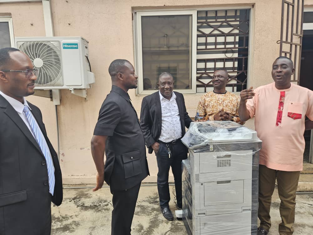 David Tamakloe Donates Printer to PRINPAG Secretariat